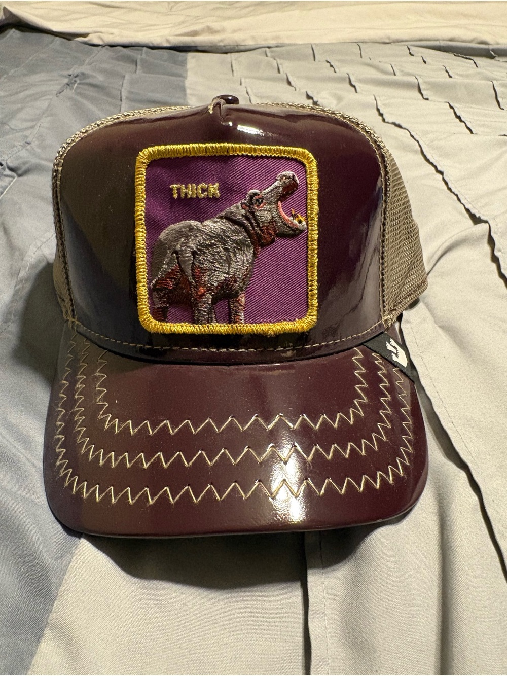 Goorin Bros Trucker hat (rare) hippo/thick